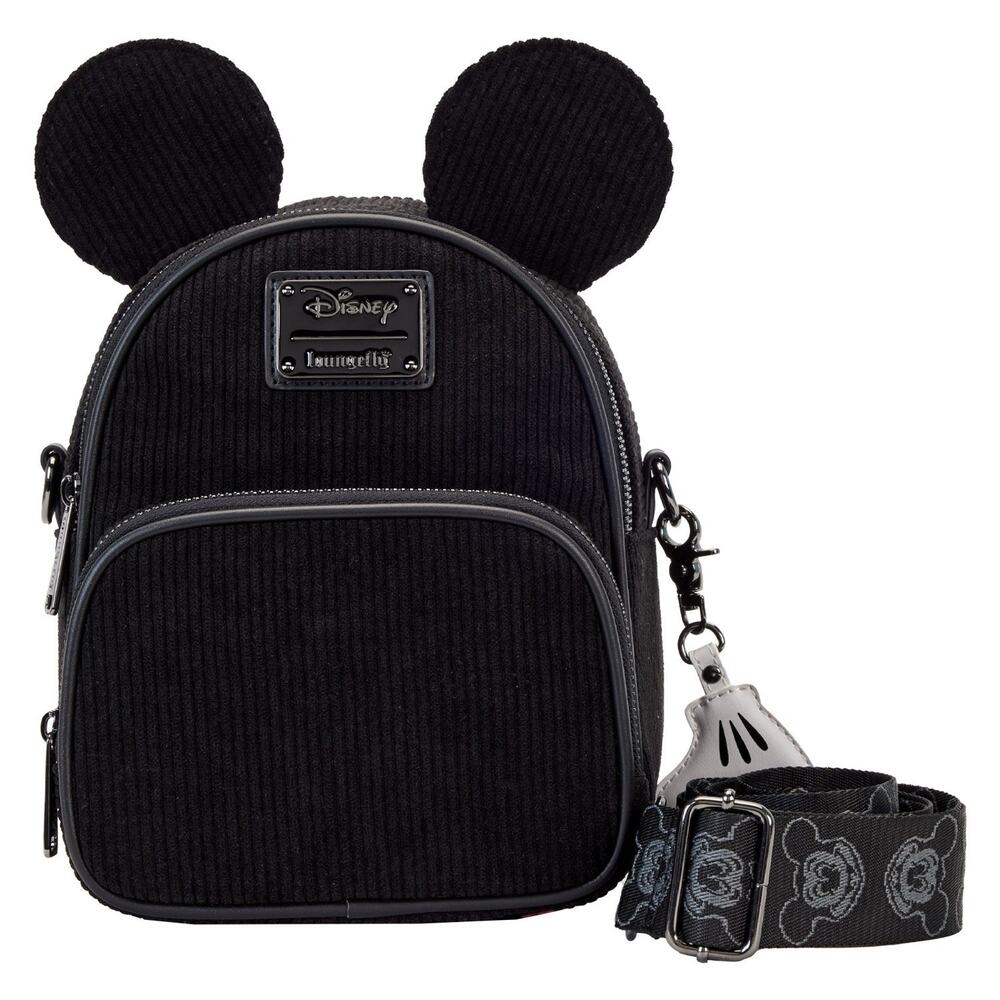 Mickey Mouse Classic Corduroy Convertible Mini Backpack/Crossbody Loungefly